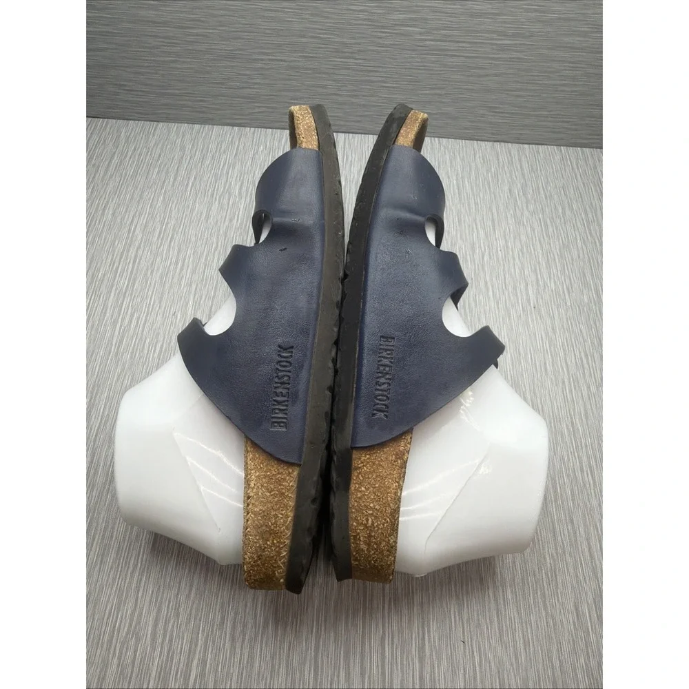 Birkenstock Granada Sandals Women's US 9 EU 40 Navy Blue Multi Strap